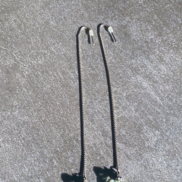 Sterling Silver chain earrings - Picture 3 of 7